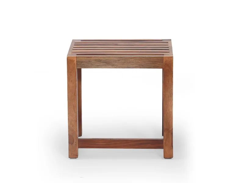 Nico Set of 2 Solid Wood Chairs and 2 Stools